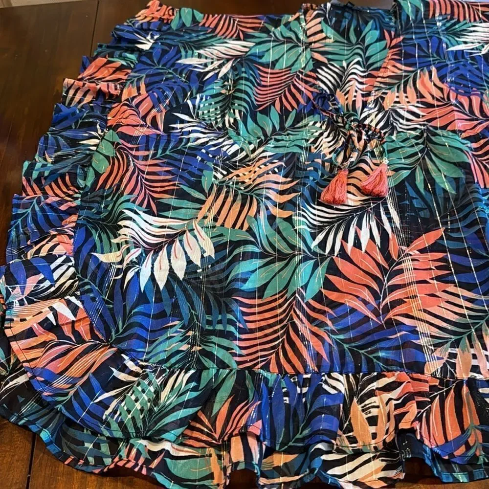 CZ Collection Women’s Gauzy Beach Cover Up Size 2XL